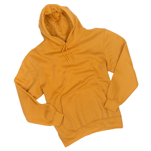 Premium Pullover Hoodie Mustard Wrinkle