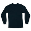 Navy Front Long Sleeve T shirt