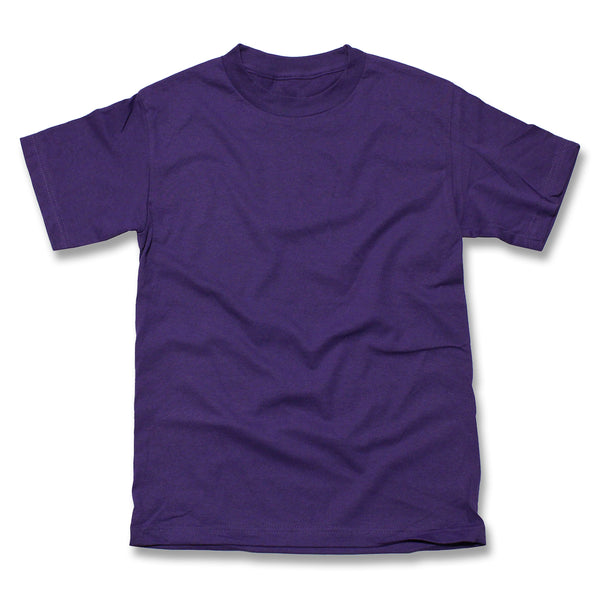 Classic Short Sleeve Tee Purple Color