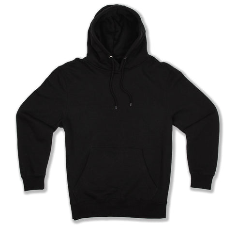 Premium Pullover Hoodie Black Front
