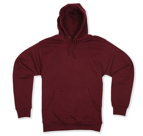 Premium Pullover Hoodie Front Burgundy