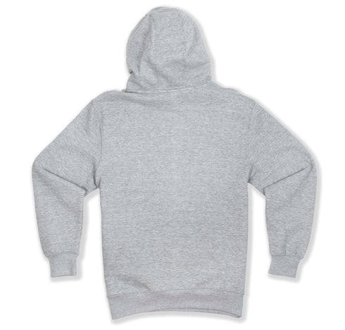 Premium Pullover Hoodie Heather Gray Back