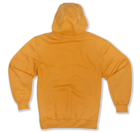 Premium Pullover Hoodie Mustard Back