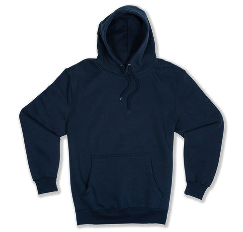 Premium Pullover Hoodie Navy Blue Front