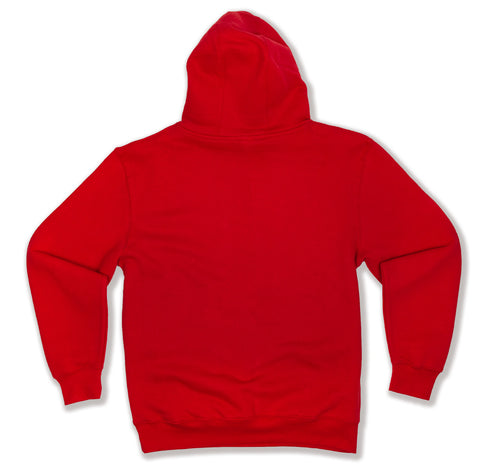 Premium Pullover Hoodie Red Back