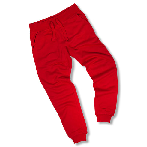 Premium Fleece Jogger Red Wrinkles