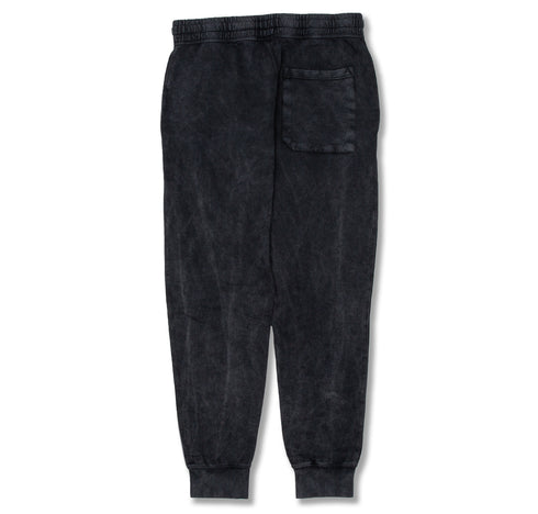 Black Vintage Sweatpants Back