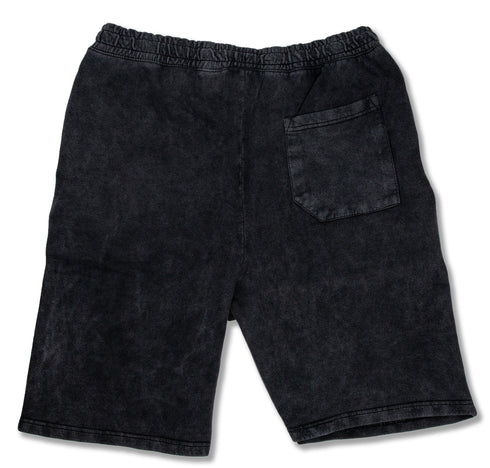 black vintage shorts back