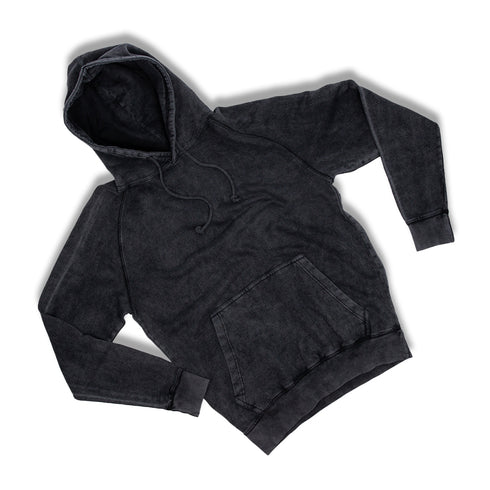 wrinkle black vintage hoodie