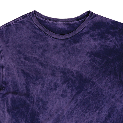 Vintage Wash Tee Cloud Purple Close Up