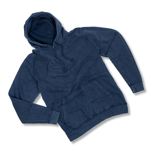 wrinkle denim vintage hoodie