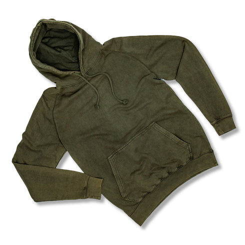 wrinkle olive vintage hoodie