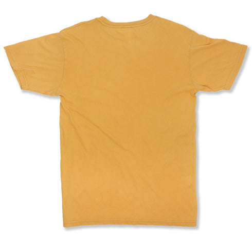Vintage Wash Tee Mustard Back