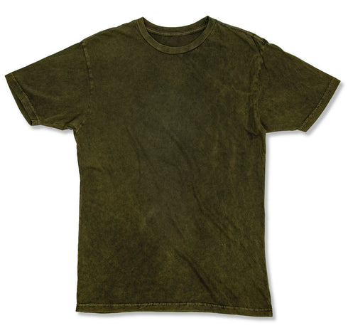 Vintage Wash Tee Olive Front