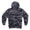 Camo Hoodie Front Black