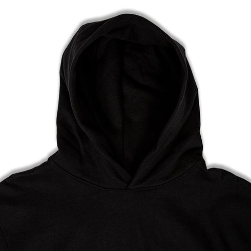 Streetwear Hoodie Black Close Up