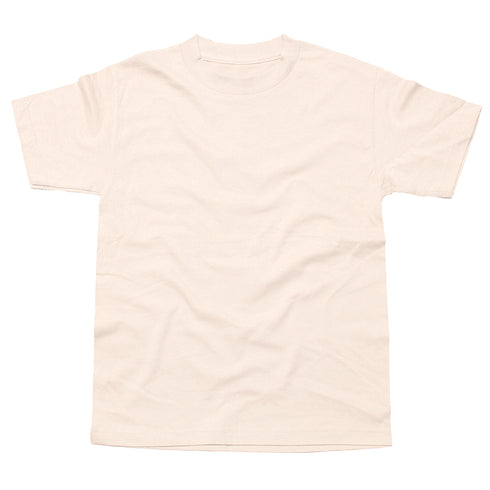 Classic Short Sleeve Tee Front Cream