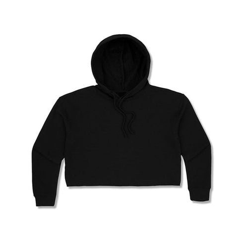 Crop Hoodie Black