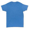 Dual Blend Heather Tee Blue Color