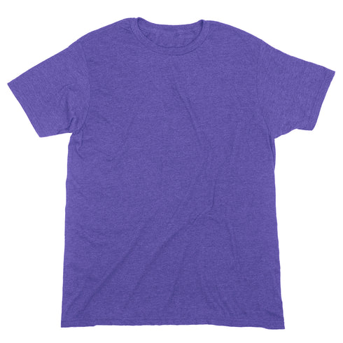Dual Blend Heather Tee Purple