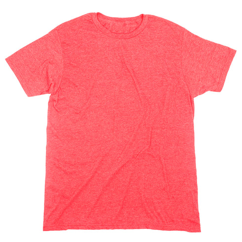 Dual Blend Heather Tee Red