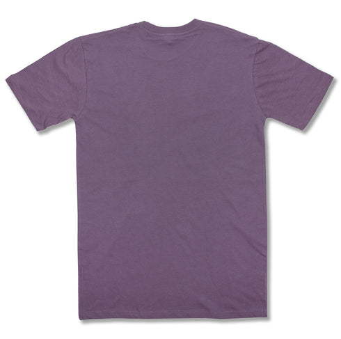 Streetwear Heavyweight Tees Purple Back