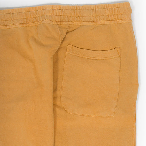 mustard vintage sweatpants close up