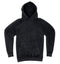 vintage wash hoodie black front