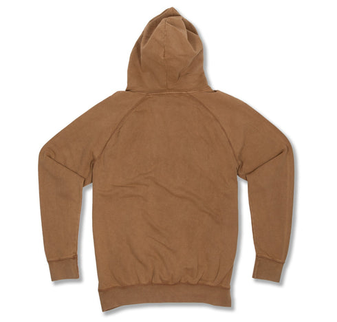 vintage wash hoodie camel back
