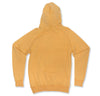 vintage wash hoodie mustard back