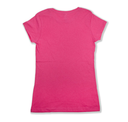 Women Soft Babydoll Hot Pink Back