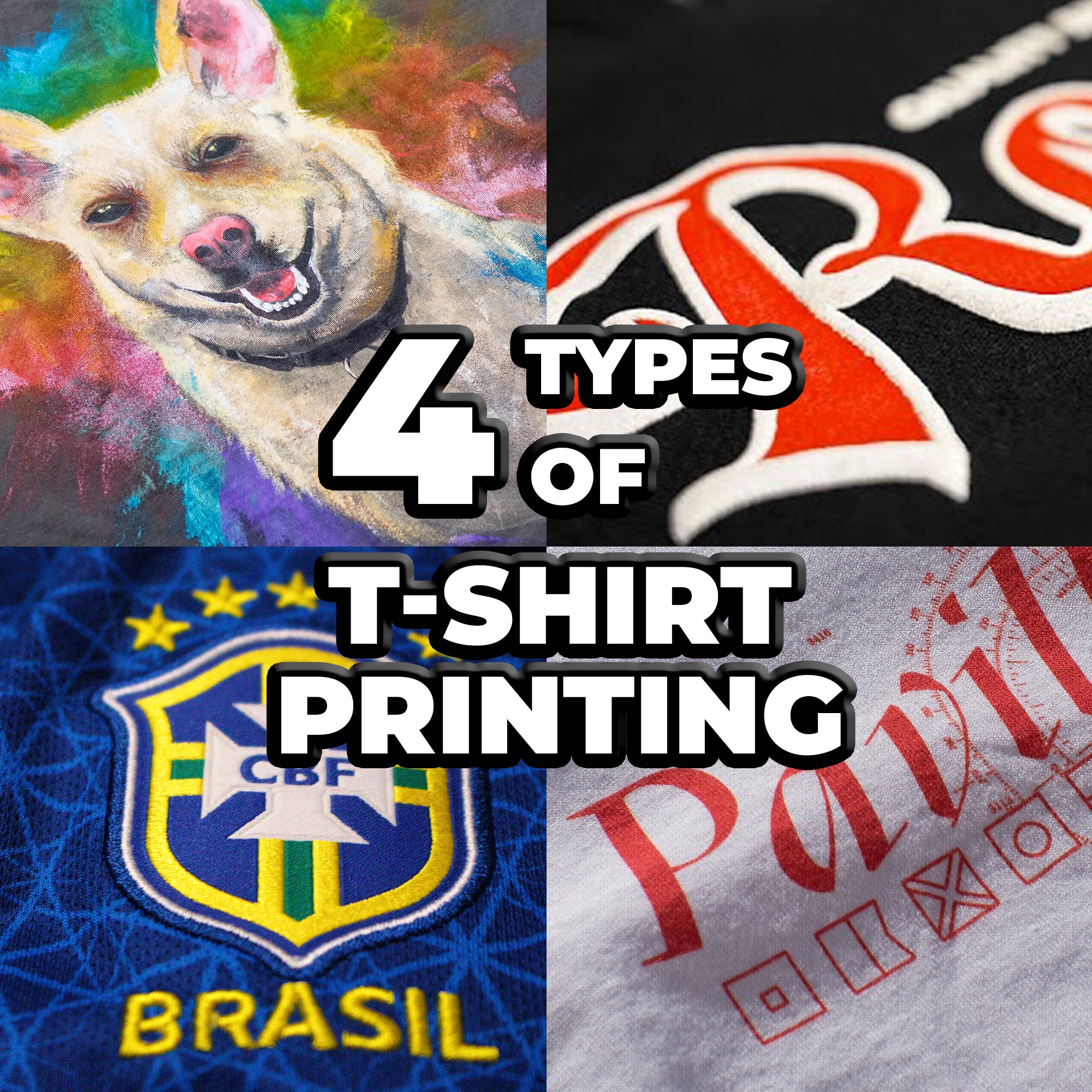 10 Most Popular Types of T-Shirt Printing