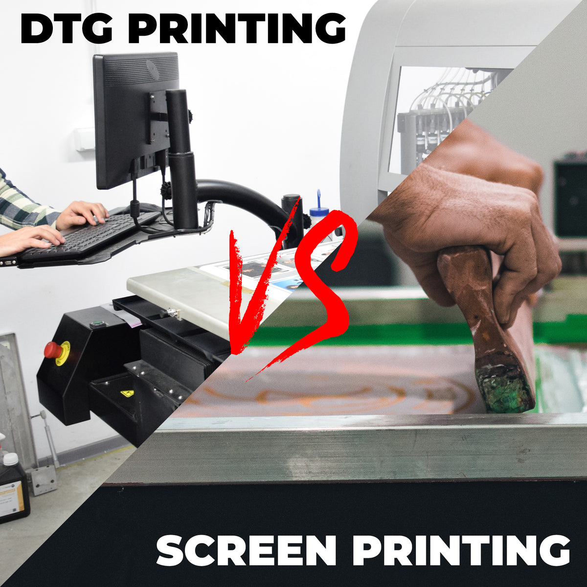 DTG Printing VS. Screen Printing – Do You Know The Difference? – V.S. Tees™