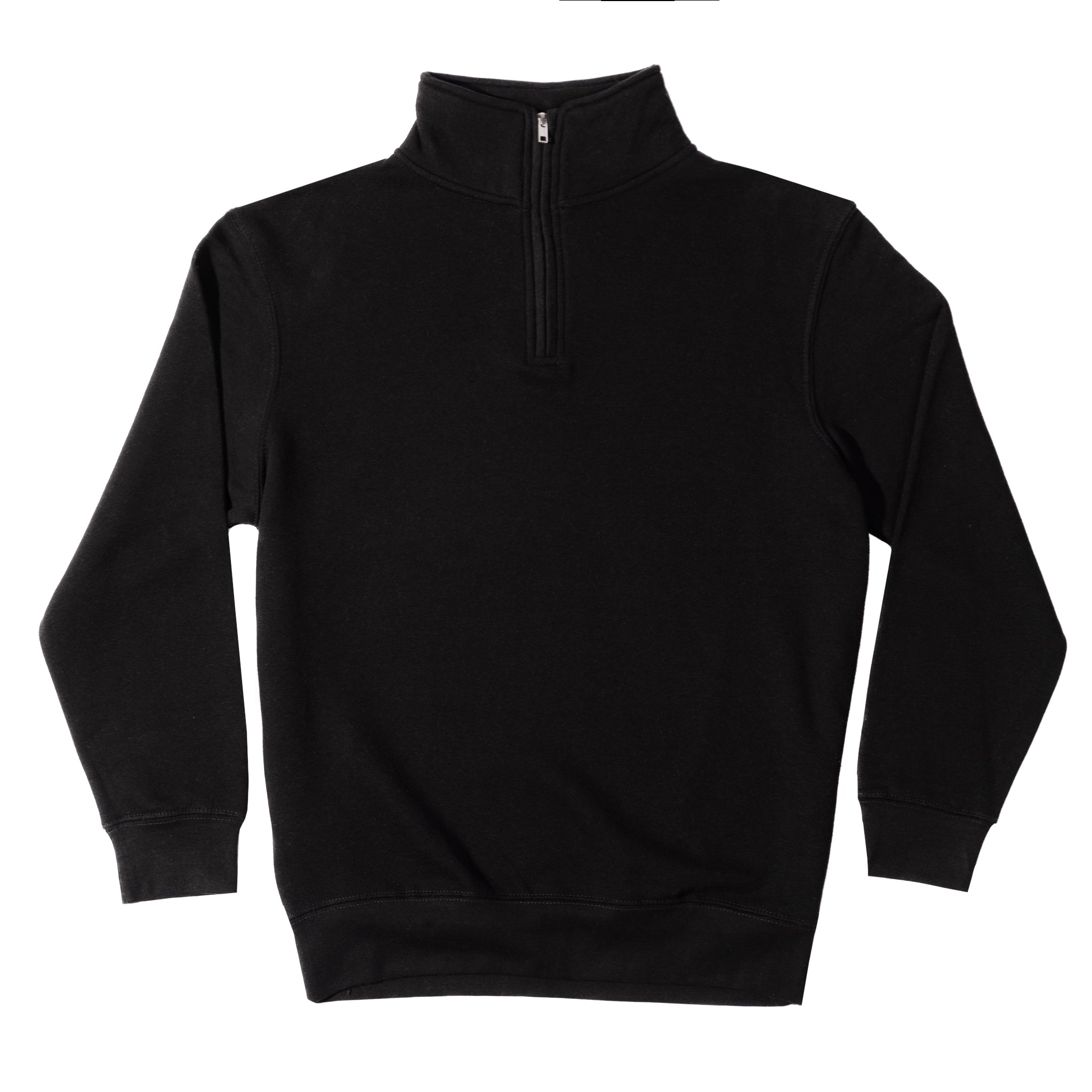 Premium Quarter Zip — Black