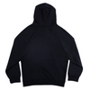 Black Heavyweight French Terry Hoodie Back