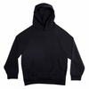 Black Heavyweight French Terry Hoodie Front