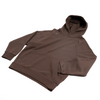 Brown Heavyweight French Terry Hoodie Wrinkle