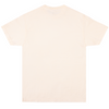 Garment Dyed T Shirt Cream Back