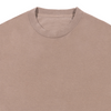 Garment Dyed T Shirt Sand Close Up