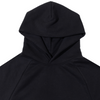 heavyweight french terry hoodie black front zoom