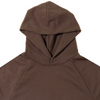 heavyweight french terry hoodie brown front zoom