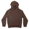 heavyweight french terry hoodie brown front