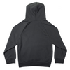 heavyweight french terry hoodie charcoal back