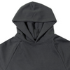 heavyweight french terry hoodie charcoal front zoom