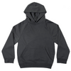 heavyweight french terry hoodie charcoal front