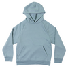 heavyweight french terry hoodie light sage blue front