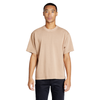heavyweight pigment tee saddle brown model men front
