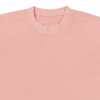 heavyweight pigment tee salmon close-up