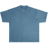 pebble blue front heavyweight pigment tee
