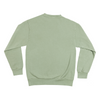 Premium Crewneck Pullover Sage Back